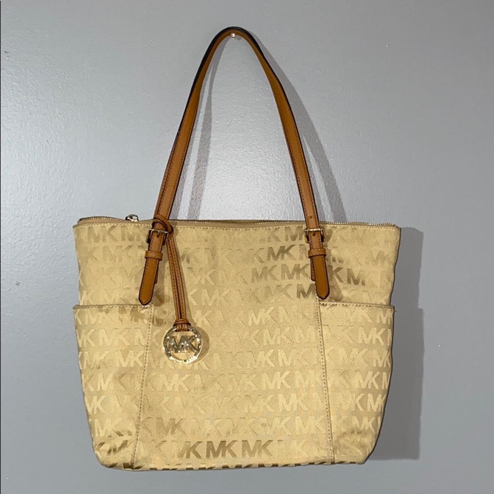 Tan MK purse